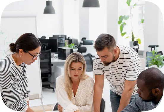 close-up-young-colleagues-having-meeting